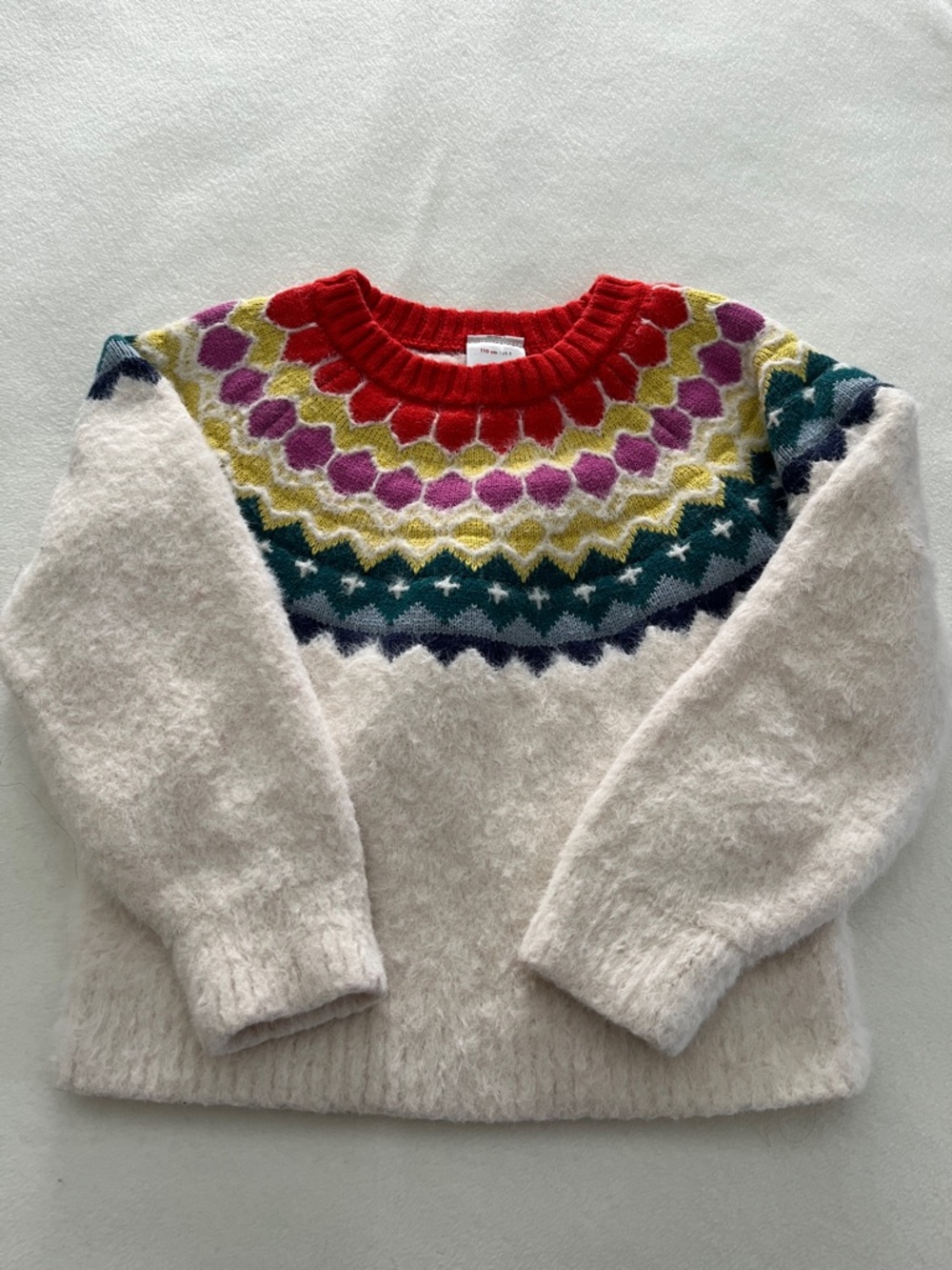 Fair isle designed sweater by Hanna Andersson. Size 5